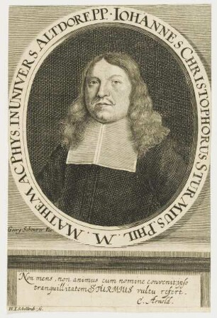 Bildnis des Iohannes Christophorus Sturmius