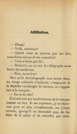 Affiliation.