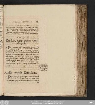 Tit. VI. (VI. 41.) De his, quae poenae causa relinquuntur.