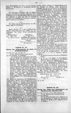 No. 12 (157-187) (167,168,169), 08. Juni 1910