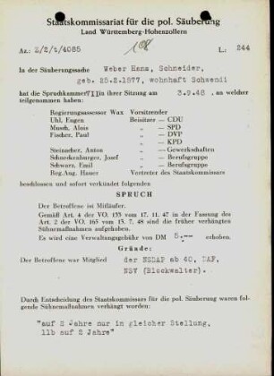 Weber, Hans