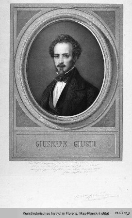 Porträt von Giuseppe Giusti