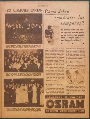 Los alemanes cantan [Fotografías]
