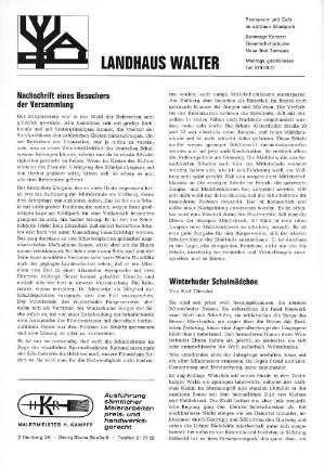 Winterhuder Schulmädchen