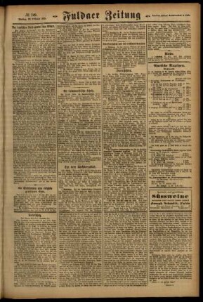 Zweite Ausgabe vom Freitag, den 28. Oktober 1921.