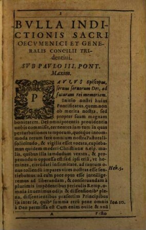 Canones Concilii Tridentini ... et Decreta