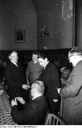 Großhennersdorf. Jugendforum, Werbung für sozialistisch-genossenschaftliche landwirtschaftliche Produktionsmethoden, 1957/58