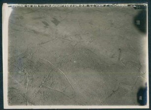 Foto des Geländes nordwestlich von Bullecourt zwischen Arras und Cambrai (Luftbild)