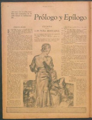 Prólogo y epílogo : Cuento por Luis Peña Montarce