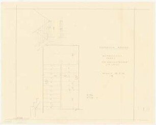 Gesamtbebauungsplan Ankara Ankara Kooperatifi. Haustypen: Generelle Werkplanung, Doppelhaustypen, Treppe zweiläufig, Grundriss und Längsschnitt 1:20