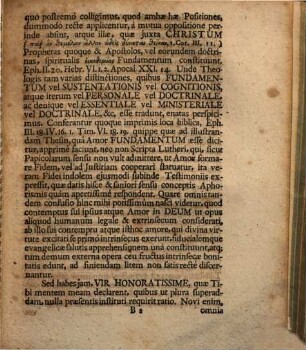 Disquisitio De Fide, Eius Natura, Generatione, Adiunctis atq[ue] Fundamento : occasione Epistolae cuiusdam amici ad (S.T.) Dn. Christianum Thomasium Scriptae instituta & ad Vindicandam Repetitionem Doctrinae Orthodoxae de Fundamento Fidei, huiusq[ue] defensionem publicata