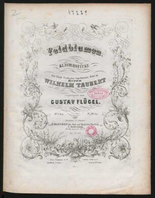 Feldblumen : Klavierstücke ; 29tes Werk.