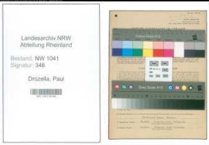 Entnazifizierung Paul Drozella , geb. 02.06.1901 (Baufuehrer)