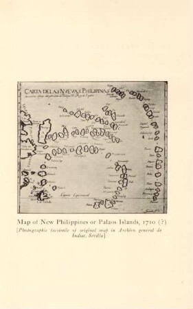 Map of New Philippines or Palaos Islands, 1710 (?)