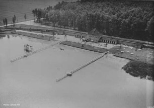 Freibad am Horstsee bei Wermsdorf : Blickrichtung Südosten