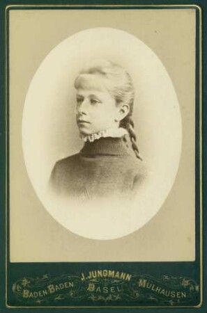 Prinzessin Viktoria, Brustporträt.