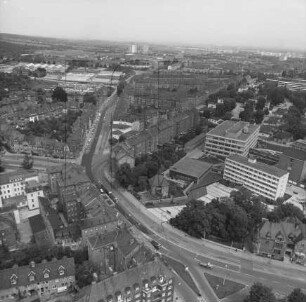 Gothaer Platz in der Erfurter Brühlervorstadt : Blickrichtung Nordwesten