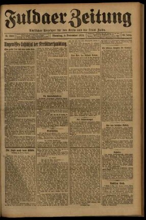Ausgabe vom Dienstag, den 06. Dezember 1921.