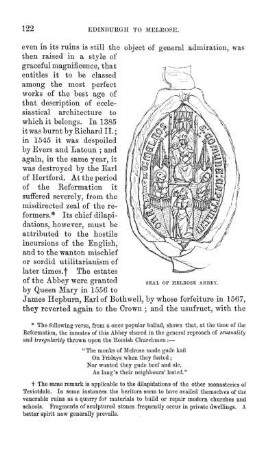 Seal of Melrose Abbey.