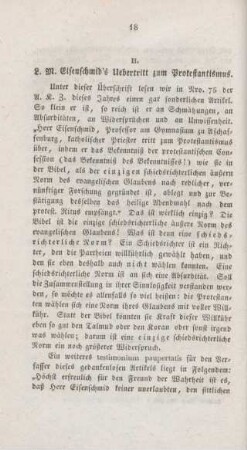 18-25 L. M. Eisenschmidt's Uebertritt zum Protestantismus