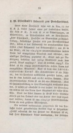 18-25 L. M. Eisenschmidt's Uebertritt zum Protestantismus
