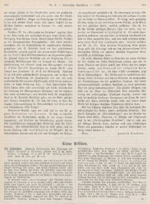 183-184 Kleine Kritiken