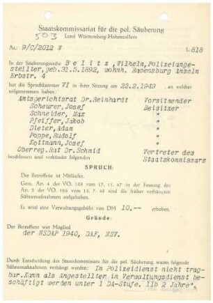 Belitz, Wilhelm