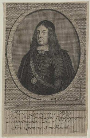 Bildnis des Petrus Lambecius