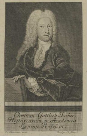 Bildnis des Christian Gottlieb Jöcher