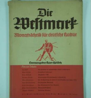 Die Westmark – Monatsschrift für deutsche Kultur