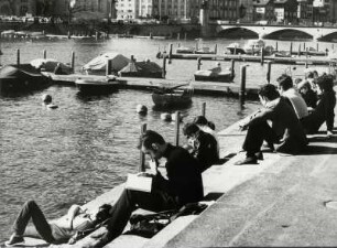 An der Limmat in Zürich