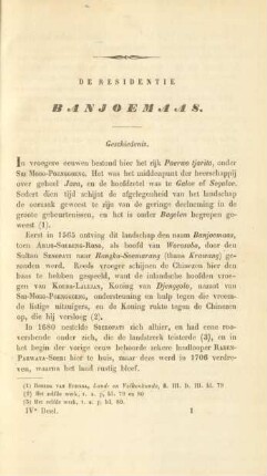 De residentie Banjoemaas