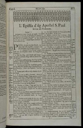 L'Epistla d'ilg Apostel S. Paul.