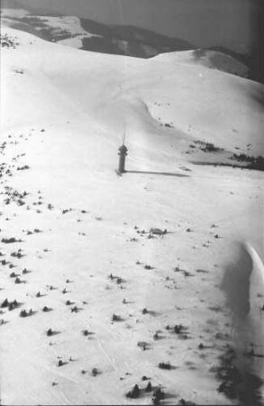 Feldberg - Bärental: Fernsehturm; von oben