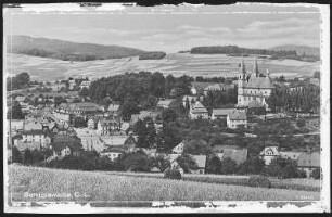 Schirgiswalde. Blick auf Schirgiswalde
