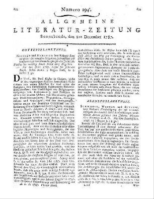 Nachricht von der Anstalt für arme Kranke zu Altorf im Nürnbergischen. Bd. 1. Hrsg. von C. G. Hofmann. Altorf, Nürnberg: Monath 1787