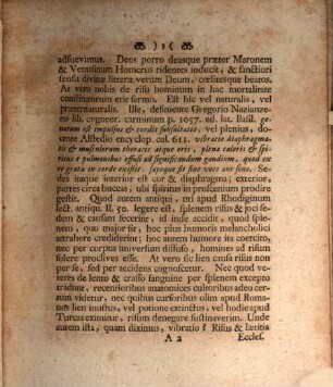 Gelōtologian physico-moralem occasione Salomonaei de risu iudicii exhibet Jo. Frid. Mickel