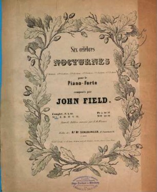 Six célèbres nocturnes pour le piano-forte, 1. 1. nocturne