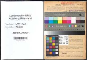 Entnazifizierung Arthur Josten , geb. 04.12.1890 (Medizinalbeamter)