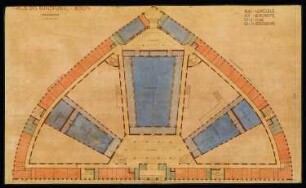 Haus des Rundfunks, Berlin-Charlottenburg: Grundriss EG 1:100