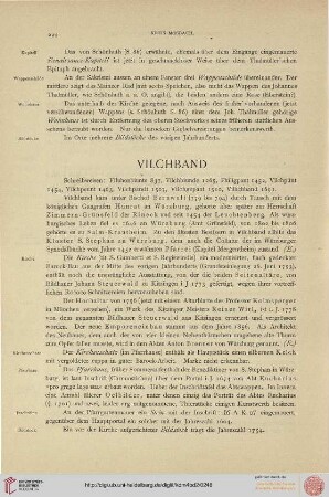 Vilchband, Wenkheim, Werbachhausen, Winzenhofen, Wölchingen, Zimmern