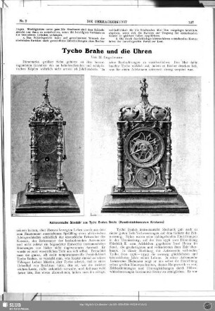 Tycho Brahe und die Uhren