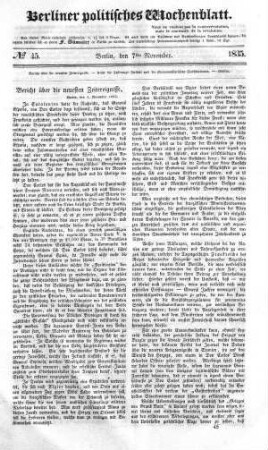 No 45, 7. November 1835
