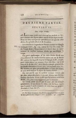 Deuxième partie. Section II.