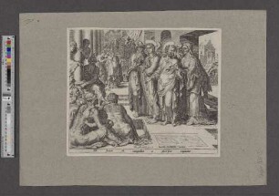 [Die Priester und Sadduzäer ergreifen Petrus und Johannes]