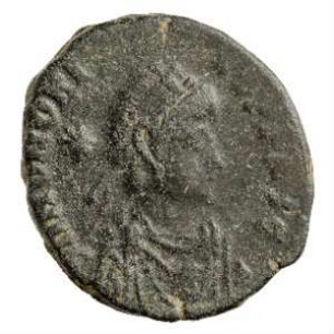 Münze, Aes 4, 406 - 408 n. Chr.