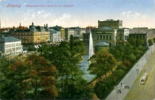 Leipzig. Schwanenteich und Neues Theater [21]