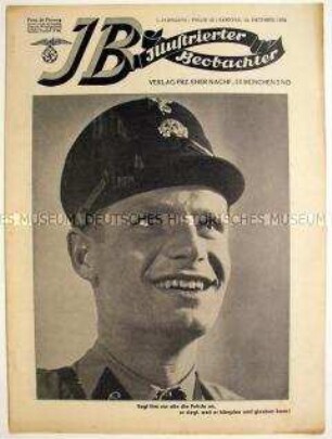 Wochenzeitschrift der NSDAP "Illustrierter Beobachter" u.a. zum "Reichsjugendtag" in Potsdam