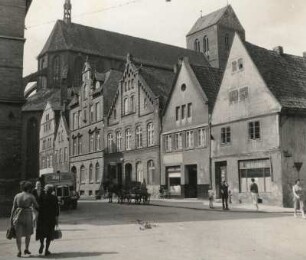 Wismar. Blick zur Nikolaikirche