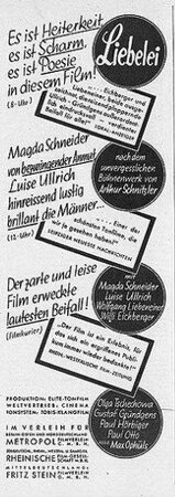 Anzeige, erschienen in: "Der Kinematograph" Nr. 62, Berlin 1933